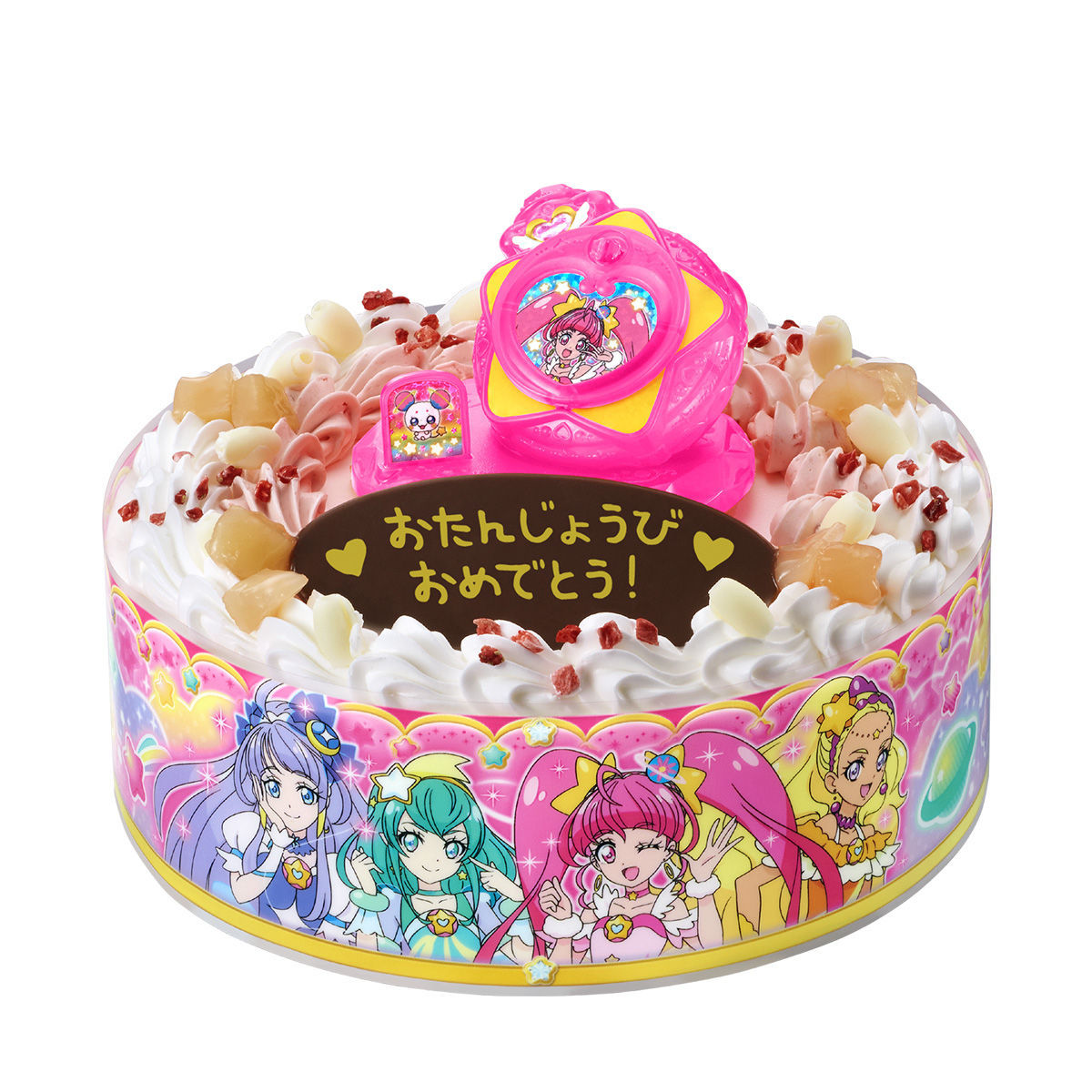 キャラデコお祝いケーキ スター トゥインクルプリキュア 5号サイズ 発送日 19年10月9日 バンダイ キャンディ公式サイト