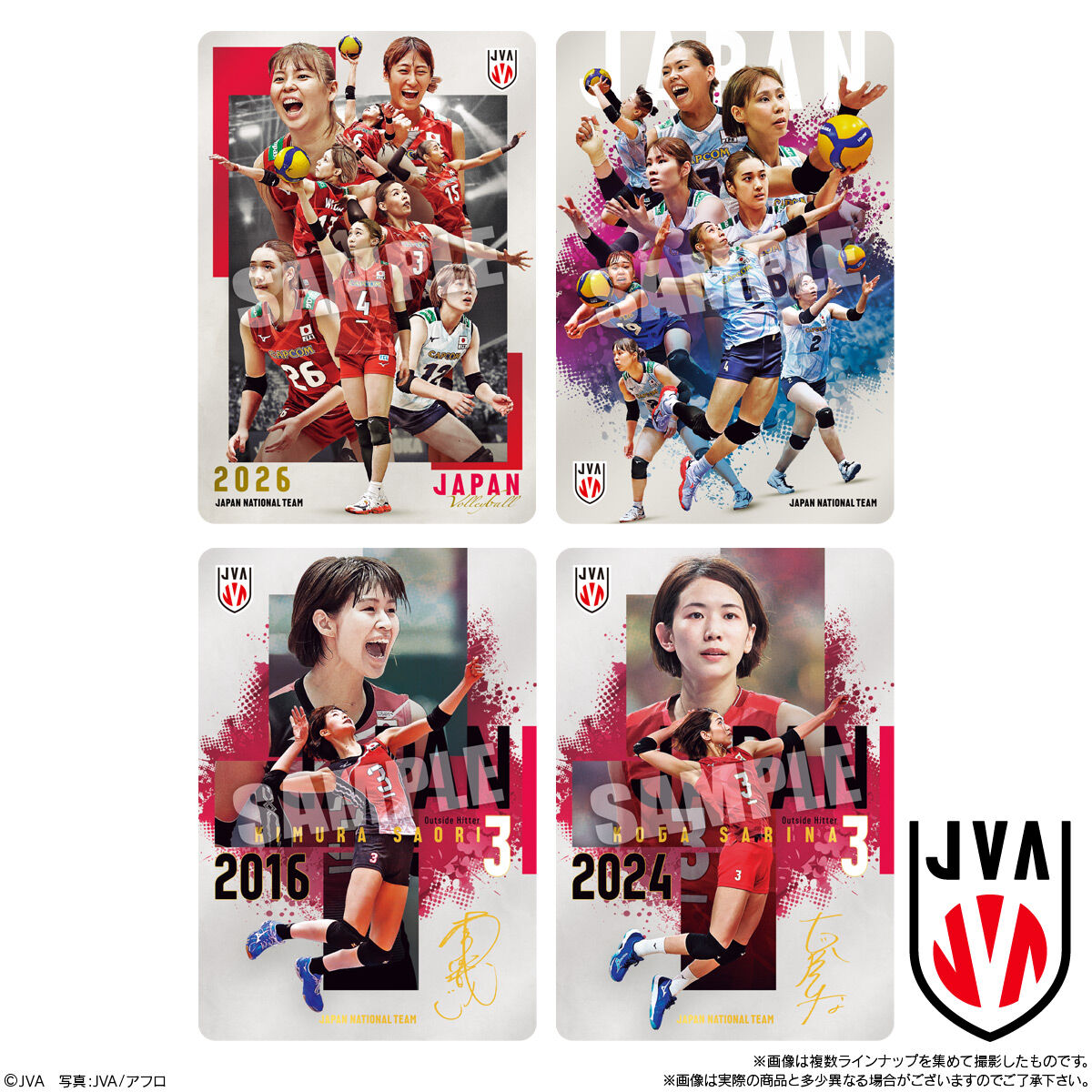 JAPAN NATIONAL VOLLEYBALL TEAM -女子日本代表ver.- ツインウエハース