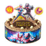 キャラデコパーティーケーキ 仮面ライダーリバイス(チョコクリーム)(5号サイズ)