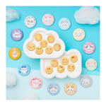 ちいかわ 刺繍缶バッジビスケット２