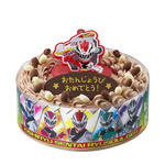 キャラデコお祝いケーキ 騎士竜戦隊リュウソウジャー(5号サイズ)(チョコクリーム)