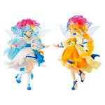 HUGっと！プリキュア　キューティーフィギュア キュアアンジュ＆キュアエトワール【プレミアムバンダイ限定】