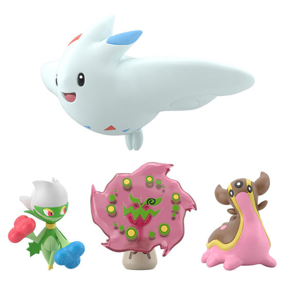 ポケモンスケールワールド シンオウ地方 ロズレイド＆トリトドン（にしのうみ）＆ミカルゲ＆トゲキッス