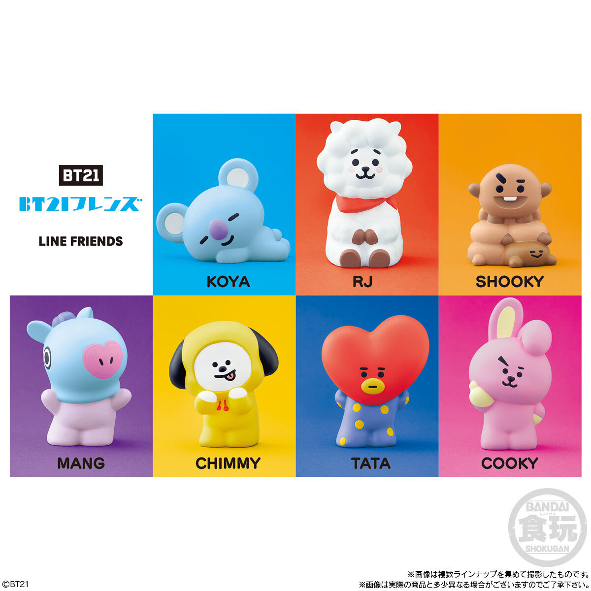 タレントグッズ★最安値★BT21 LINEFRIENDS プレートコレクション フルコンプ