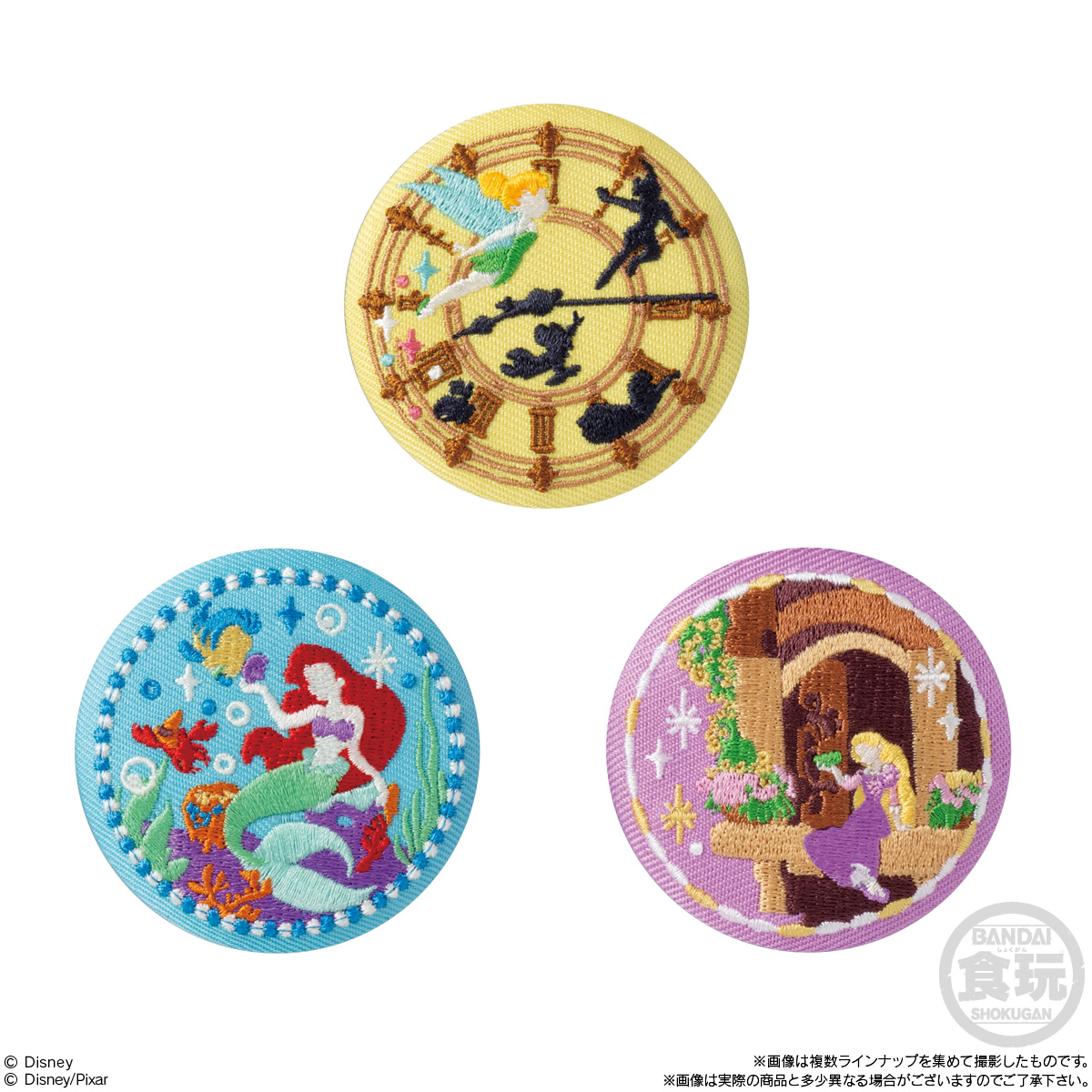 Disney Characters 刺繍缶バッジビスケット2（再販）｜発売日：2026年7