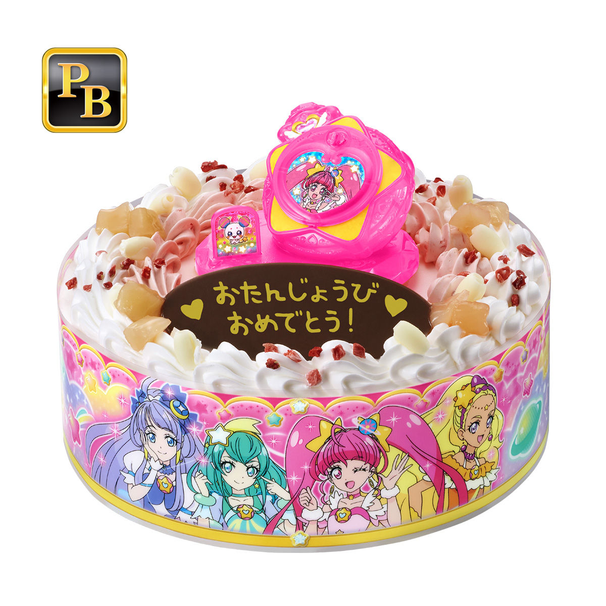 キャラデコお祝いケーキ スター トゥインクルプリキュア 5号サイズ 発送日 19年10月9日 バンダイ キャンディ公式サイト