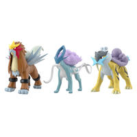 ポケモンスケールワールド ジョウト地方 ライコウ＆エンテイ＆スイクン【再受注:2024年8月発送】