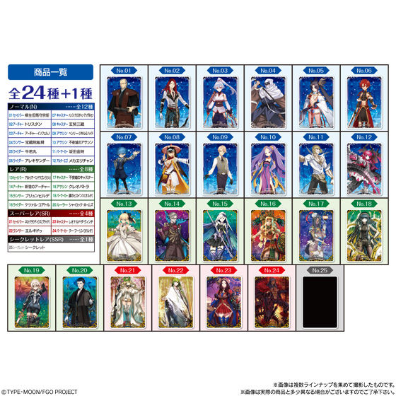 Fate Grand Orderウエハース3 発売日 18年6月5日 バンダイ キャンディ公式サイト