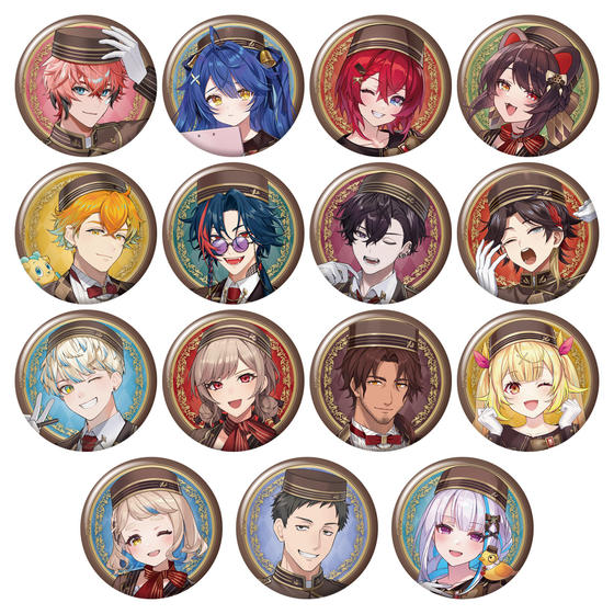 にじさんじ 缶バッジビスケット４