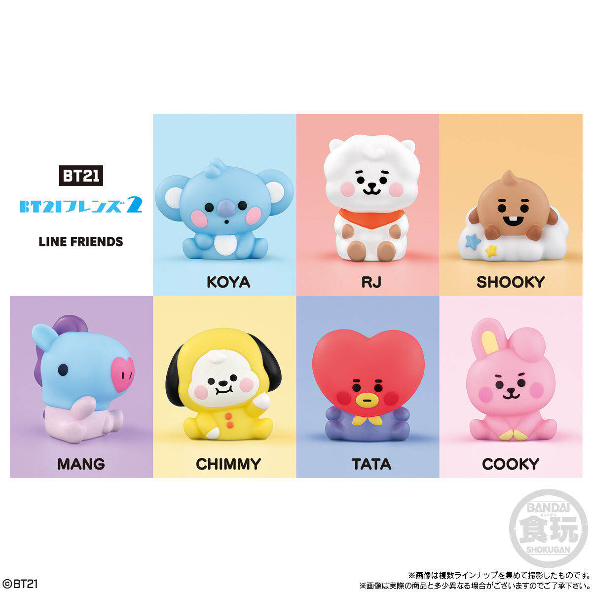 たっとんS ブラウン　BT21 レインハットセット　LINE FRIENDS