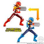 SMP Kit Makes Pose ロックマンエグゼ スタイルチェンジ ヒートガッツ＆ウッドシールドセット【プレミアムバンダイ限定】