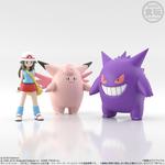 ポケモンスケールワールド カントー地方 リーフ＆ピクシー＆ゲンガー【プレミアムバンダイ限定】