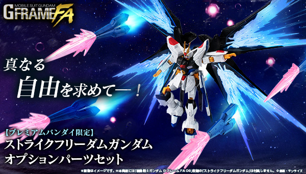 機動戦士ガンダム GフレームFA ストライクフリーダムガンダム オプションパーツセット【プレミアムバンダイ限定】