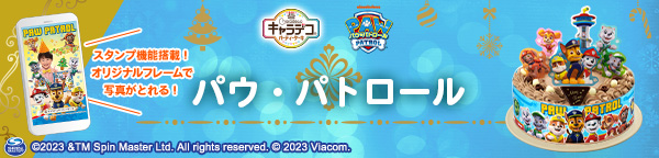 キャラデコパーティーケーキ パウ・パトロール(チョコクリーム)【2023年12月発送・クリスマス予約】