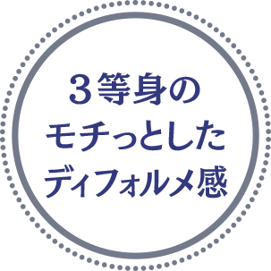 ３等身のモチっとしたデフォルメ感