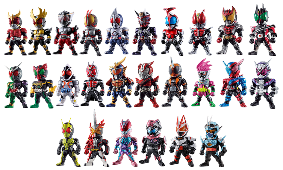 仮面ライダーシリーズを牽引する充実のラインナップ!!