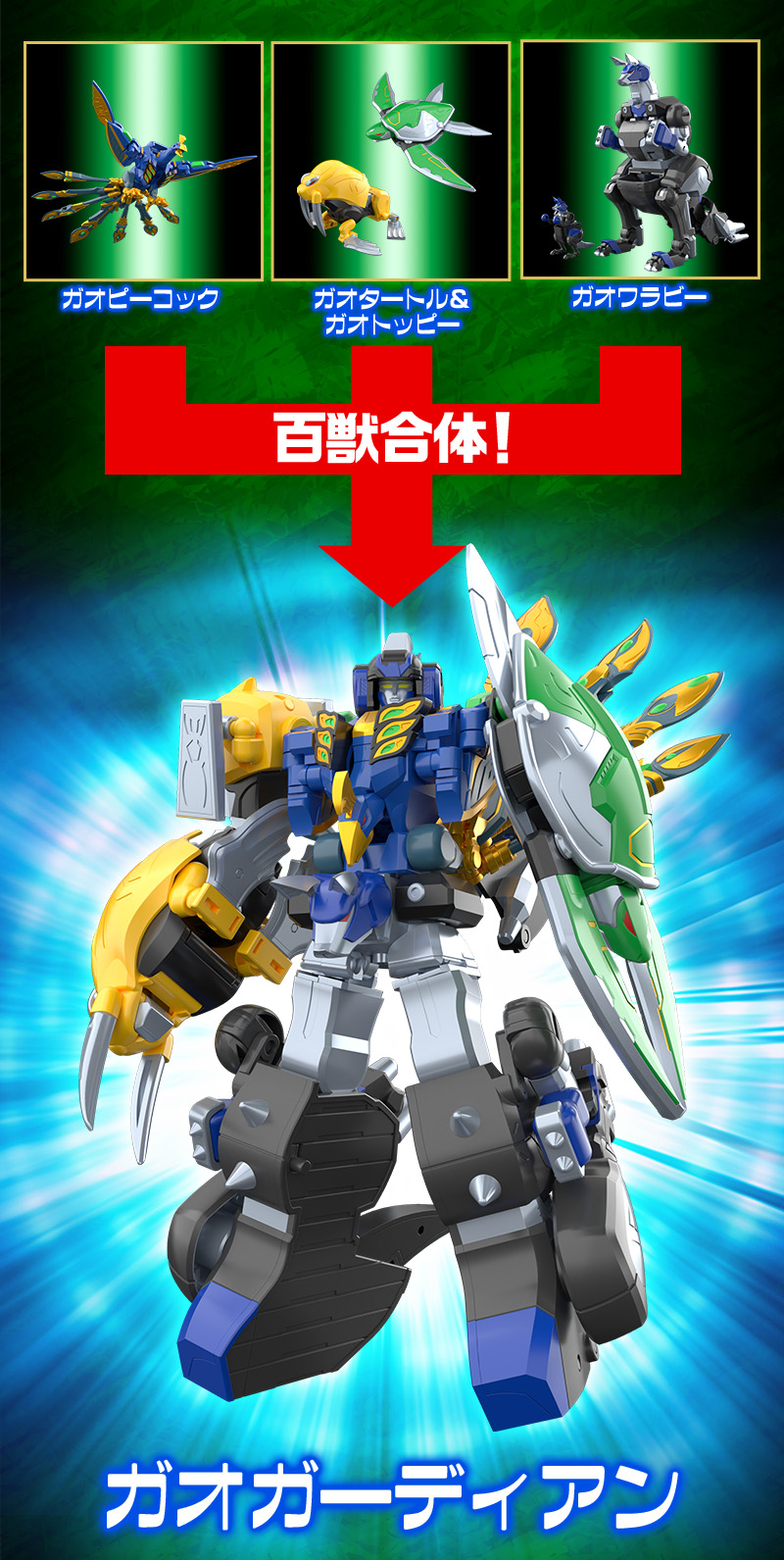 新たな百獣合体図解