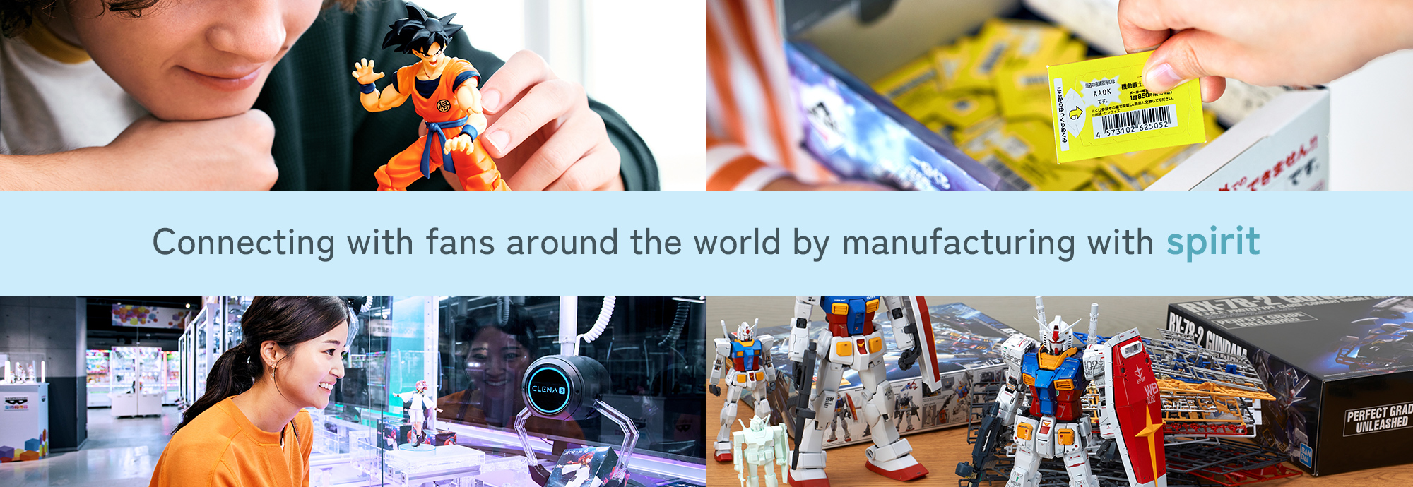 Connecting with fans around the world by manufacturing with spirit