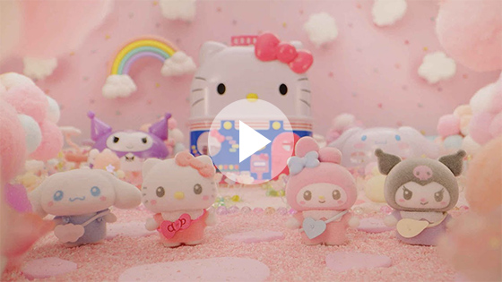 ぷちとも Sanrio characters シリーズ CM
