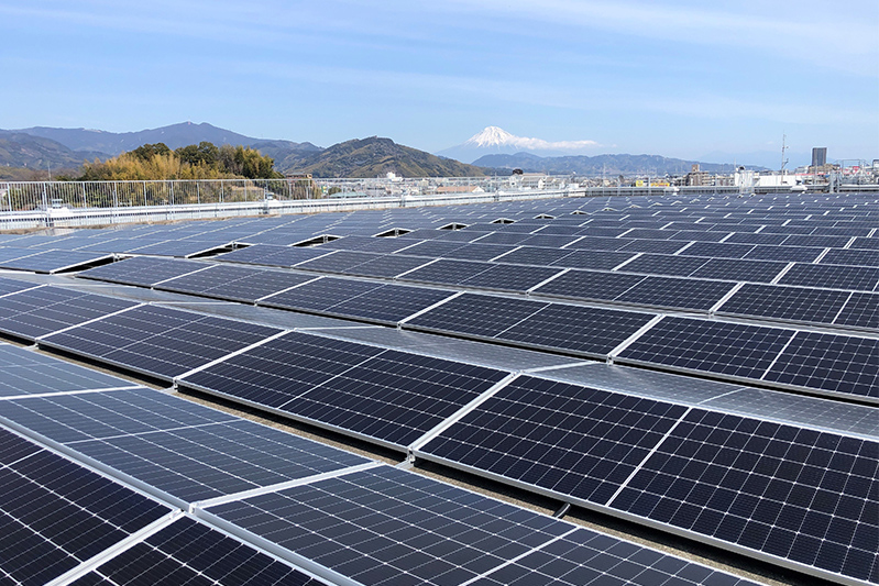 製造拠点の太陽光発電