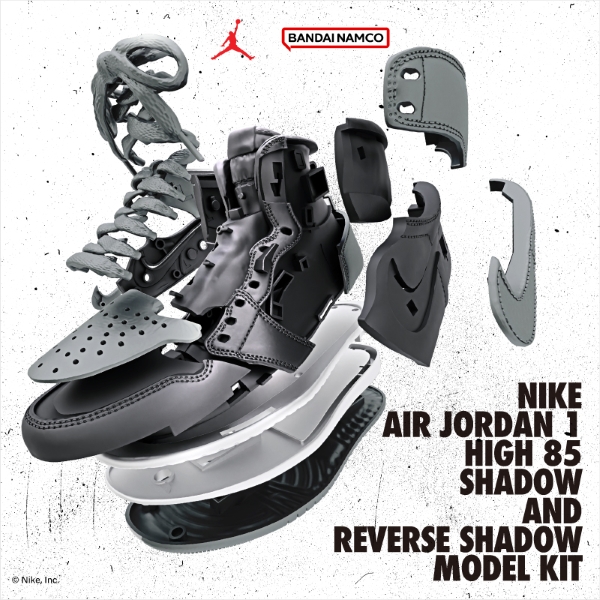 NIKE AIR JORDAN 1 HIGH 85 SHADOW AND REVERSE SHADOW MODEL KIT