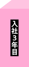 入社3年目